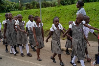 Aralık, 2019. Afrika, Uganda, Afrika 'dan sahneler