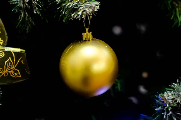 Christmas decoration on the tree — Stock Photo, Image