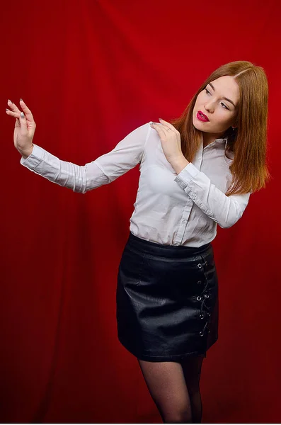 Retrato Uma Menina Bonita — Fotografia de Stock