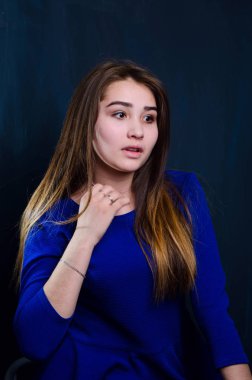 güzel bir kız ceket