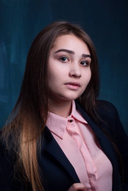 güzel bir kız ceket