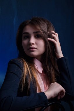 güzel bir kız ceket