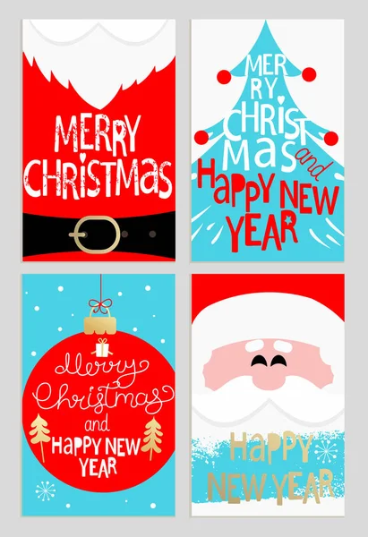 Santa message banners. — Stock Vector