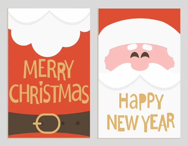 Santa message banners. — Stock Vector