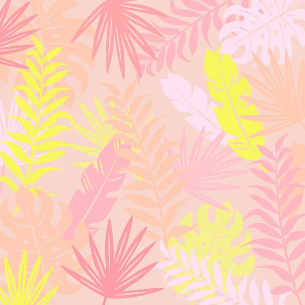 Tropical modern pattern — Stock Vector