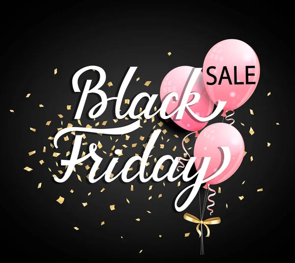 Black Friday Banner de venta. — Archivo Imágenes Vectoriales