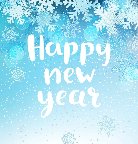 kar taneleri ile tebrik kartı.