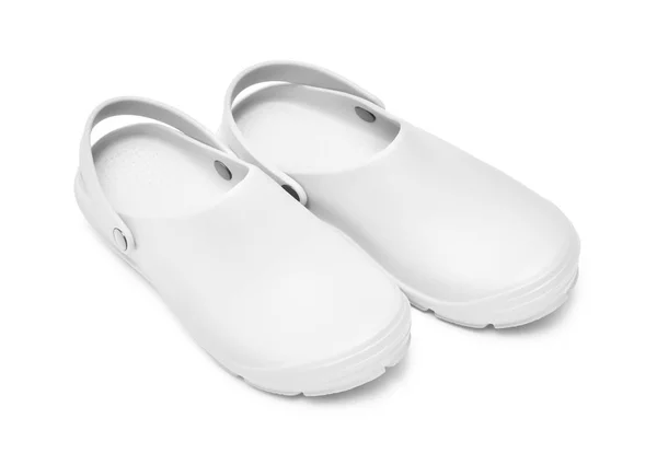 Crocs παπούτσια απομονωθεί σε λευκό — Φωτογραφία Αρχείου