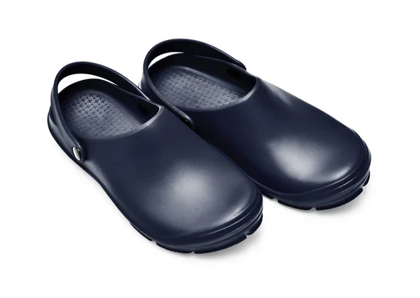 Crocs παπούτσια απομονωθεί σε λευκό Φωτογραφία Αρχείου