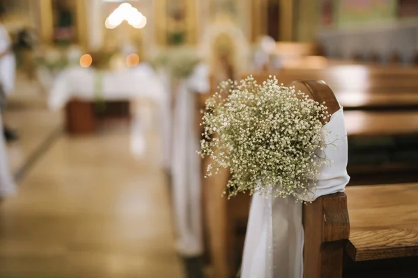 Element of decor in church. Close up of decor