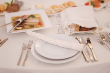 Restoranda dekor elementi. Celenration düğünü