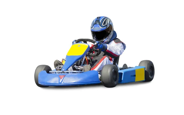Isolerade Go Kart Racer — Stockfoto