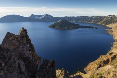 Sihirbazı Adası'nda krater Gölü Oregon