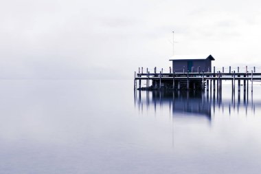 Tahoe City, California Lake Tahoe'daki Pier