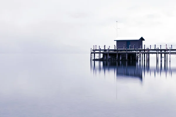 Pier in Tahoe City, California in Lake Tahoe — Stock Photo, Image