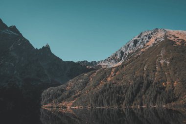 Polonya Tatra Dağlarının manzarası