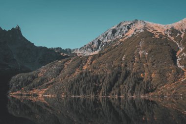 Polonya Tatra Dağlarının manzarası