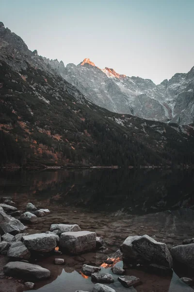 Paisaje Las Montañas Polacas Tatra — Foto de Stock