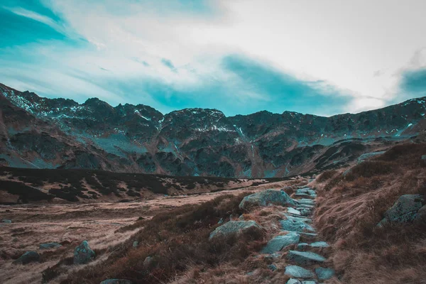 Paisaje Las Montañas Polacas Tatra — Foto de Stock