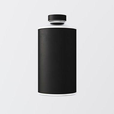  Siyah Mat Renkli Metal Kavanoz