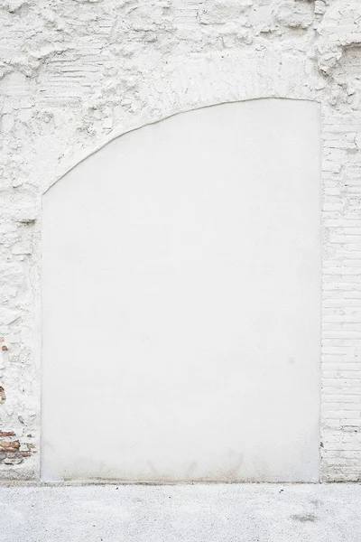 Vieja pared de ladrillo blanco — Foto de Stock