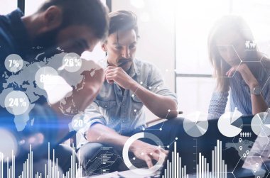 Modern ofis arkadaşları