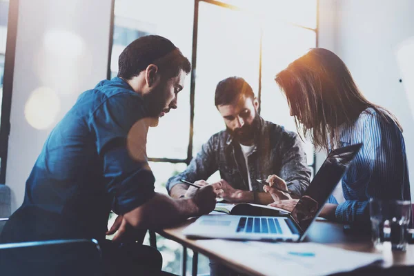 Business team at working process — Stock Photo, Image