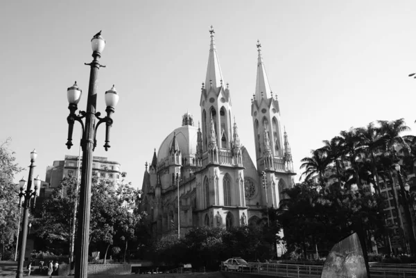 Catedral Cathedral Praca San Paolo Brasile — Foto Stock