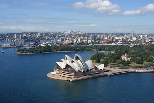 Sydney Opera House Vista Sydney Harbour Bridge — Fotografia de Stock