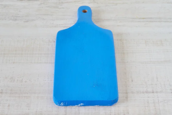 Vintage blue empty cutting board — Stock Photo, Image