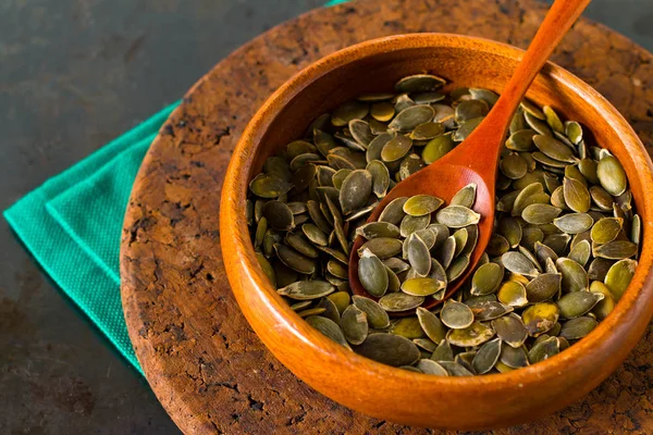 Semillas de calabaza, de cerca — Foto de Stock