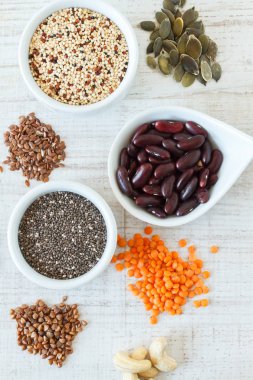 Sağlıklı vegan süper yiyecek