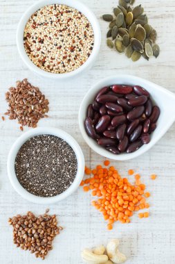 Sağlıklı vegan süper yiyecek