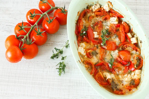 Comida casera rústica hecha de verduras —  Fotos de Stock