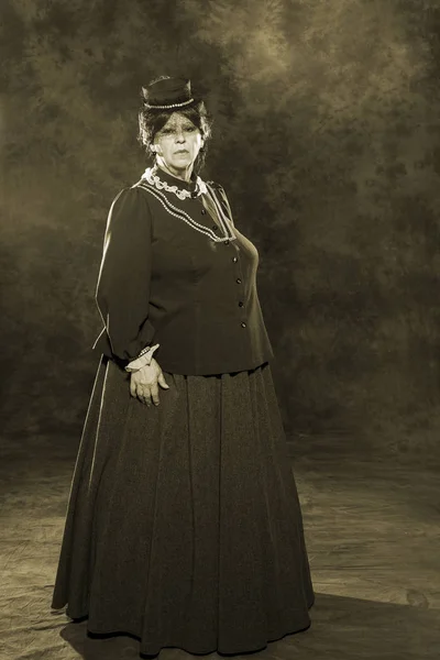 Retrato de una comerciante rusa Fotos de stock libres de derechos