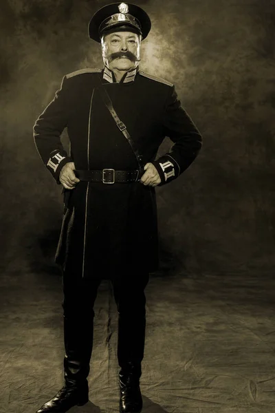 Russian policeman of the 19th century — Stock Photo, Image