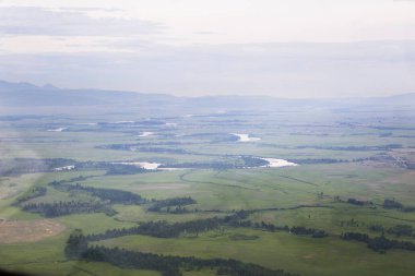 Nehirler ve göller yükseklikten