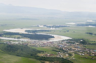 Nehirler ve göller yükseklikten