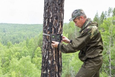 Ağaç üzerinde kamera tuzağı