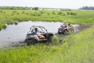 All - arazi araçları turist. ATV üzerinde