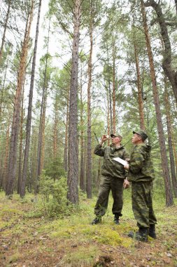Orman, orman müfettişleri eser.