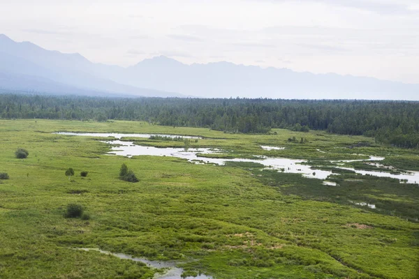 The rivers and lakes from the height