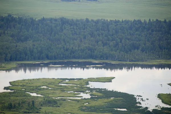 The rivers and lakes from the height