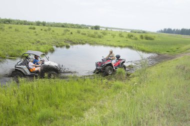 All - arazi araçları turist. ATV üzerinde