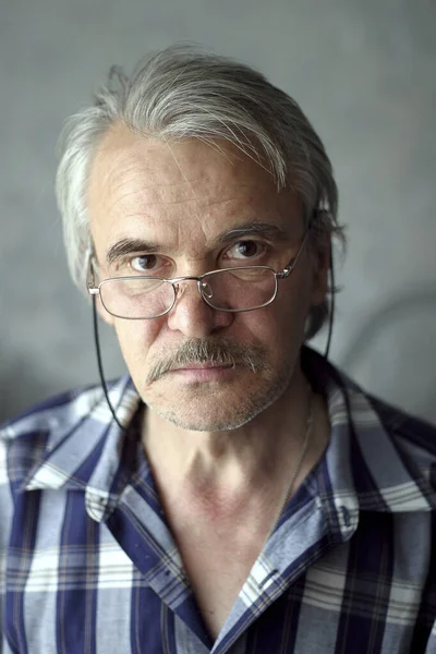 Portrait Adult Man Workplace — Stock Photo, Image