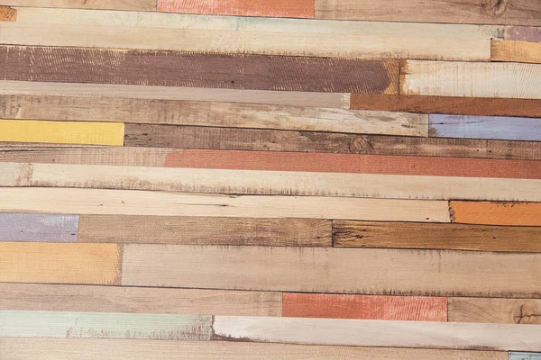 Tablones de madera de colores — Foto de Stock