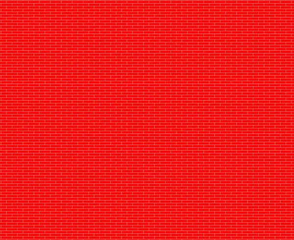 Bezešvé červená cihlová zeď na pozadí — Stock fotografie