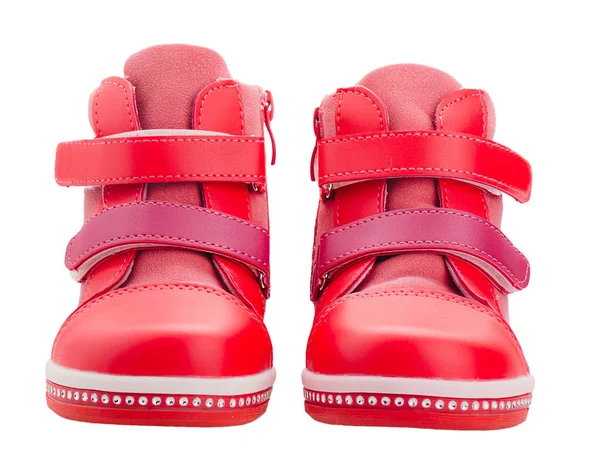 Rode baby schoenen — Stockfoto