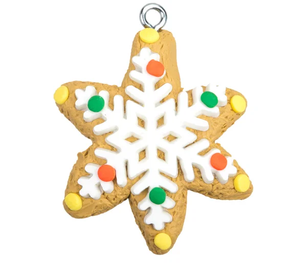 Noel ağacında kurabiyeler — Stok fotoğraf