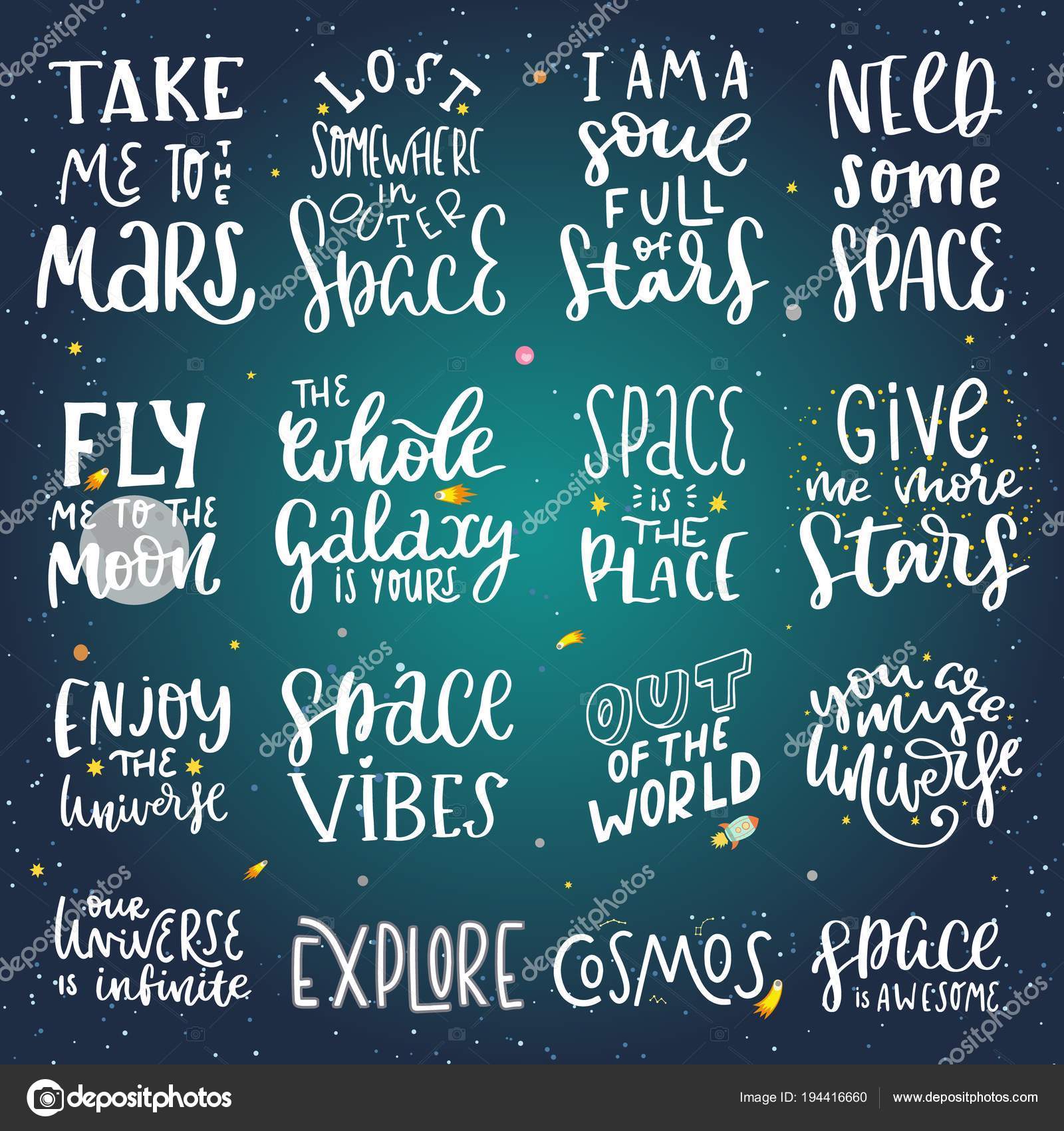 Sitater fra romskrift stockvektor © Maryart #194416660, image size:1600x1700